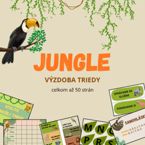JUNGLE VÝZDOBA TRIEDY 1