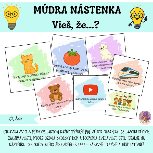 Múdra nástenka/ Vieš, že....  1