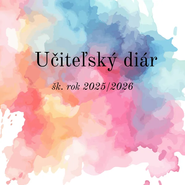 ✨Učiteľský diár ✨2025/26 1