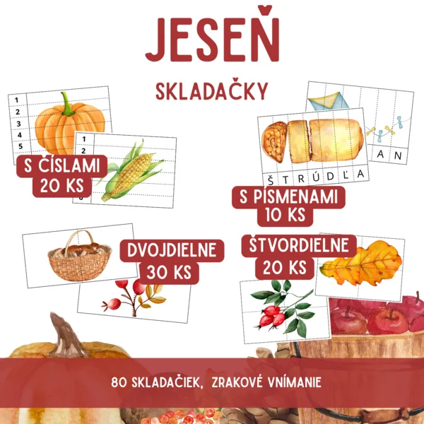 JESEŇ - skladačky 1