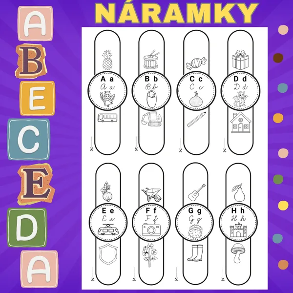 NÁRAMKY - ABECEDA 1