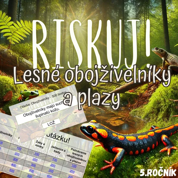 RISKUJ! - Lesné obojživelníky a plazy 1