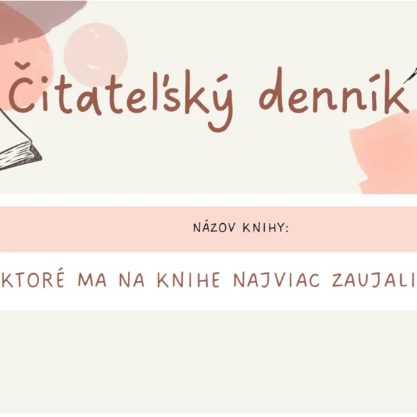 Čitateľský denník - BÁJKA 1