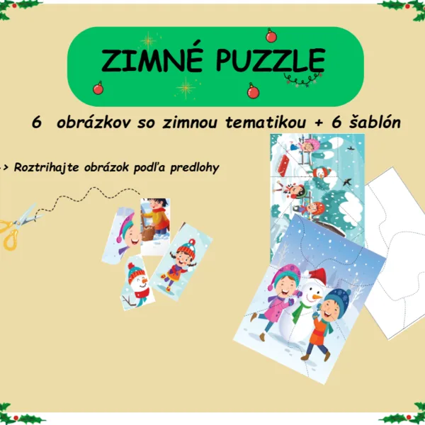 Zimné puzzle 1