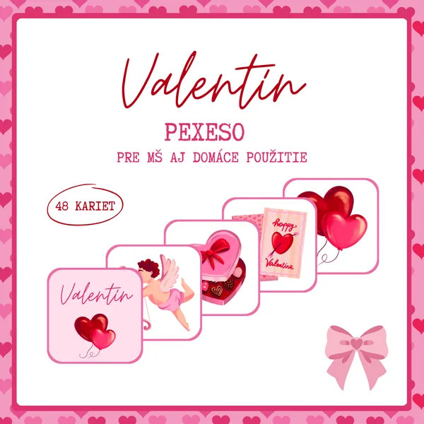 Valentín – pexeso 1