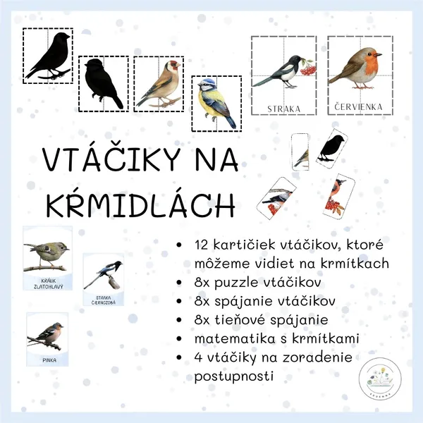 Vtáčiky na kŕmidlách  1