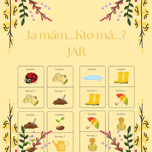 Ja mám, kto má ? - Jar 1