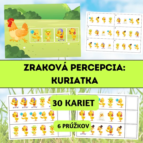 Zraková percepcia: Kuriatka 1
