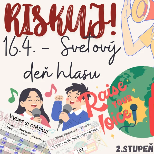 RISKUJ! - 16.4. - Svetový deň hlasu 1