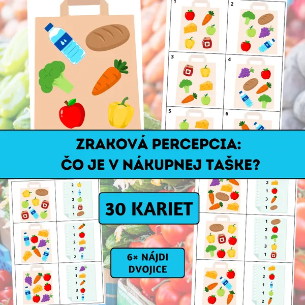Zraková percepcia: Čo je v nákupnej taške? 1