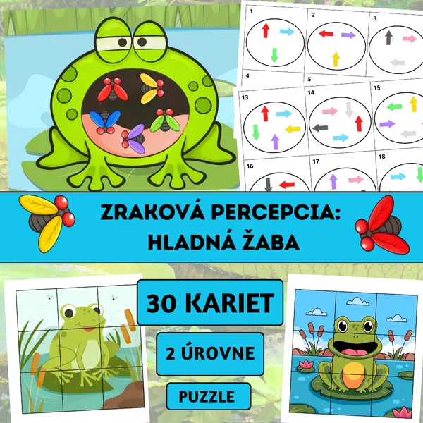 Zraková percepcia: Hladná žaba 1