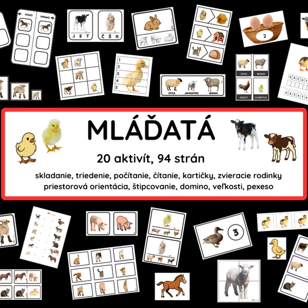 MLÁĎATÁ - ZVIERACIE RODINKY 1