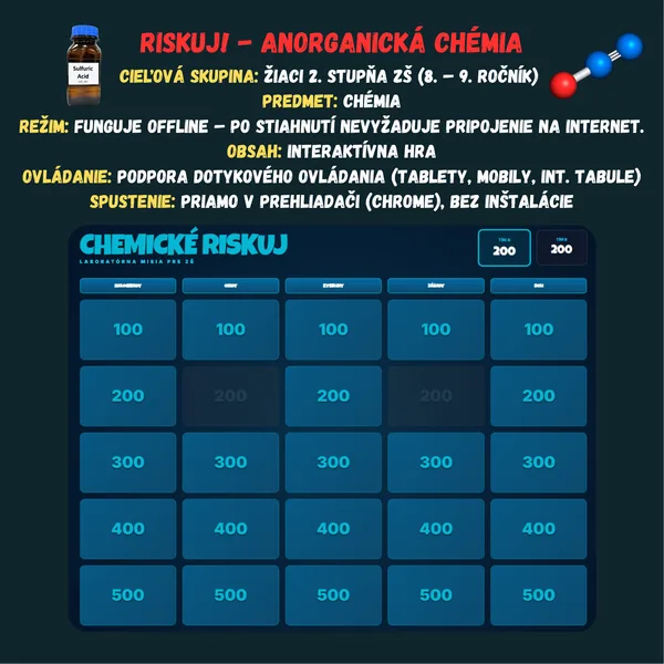 Riskuj! - Anorganická chémia 1