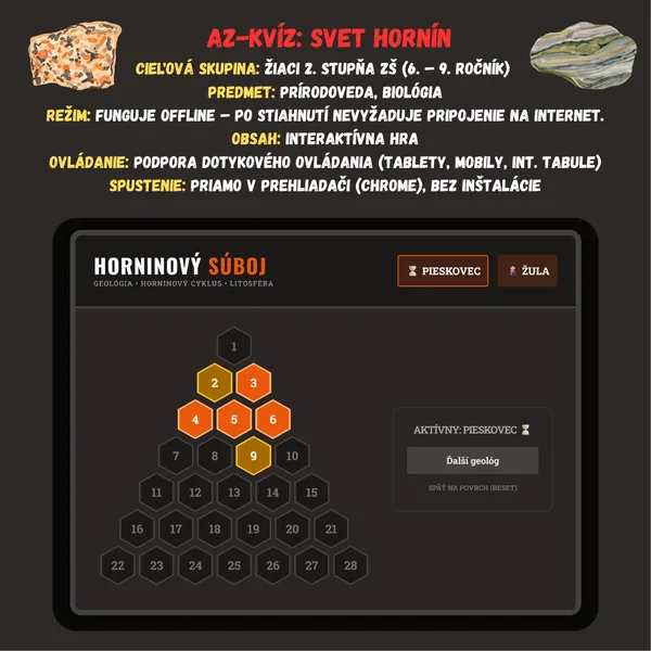 AZ-KVÍZ - Svet hornín 1