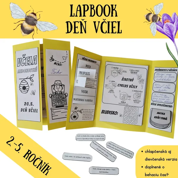 Deň včiel - Lapbook 1