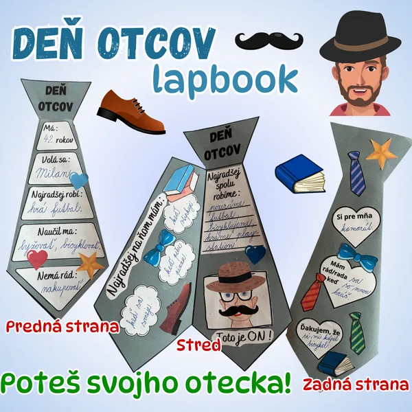 Deň otcov - lapbook 1