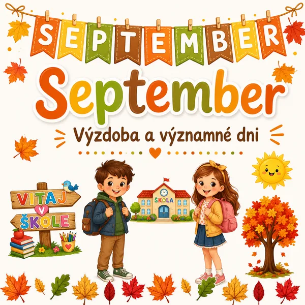 🍂 SEPTEMBER – výzdoba triedy + významné dni 🍂 1