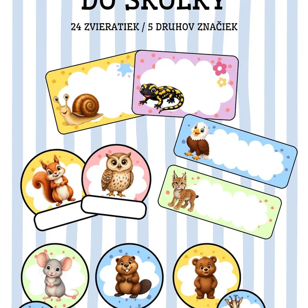 ZNAČKY DO ŠKÔLKY 1