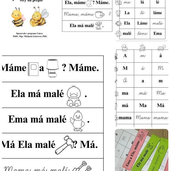 Doplnkové čítanie k šlabikáru Lipka 1