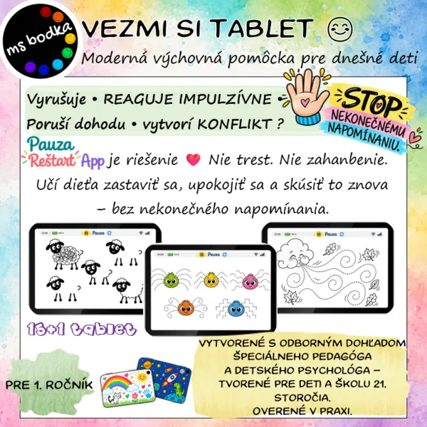 SPRÁVANIE - Vezmi si tablet :-)  1