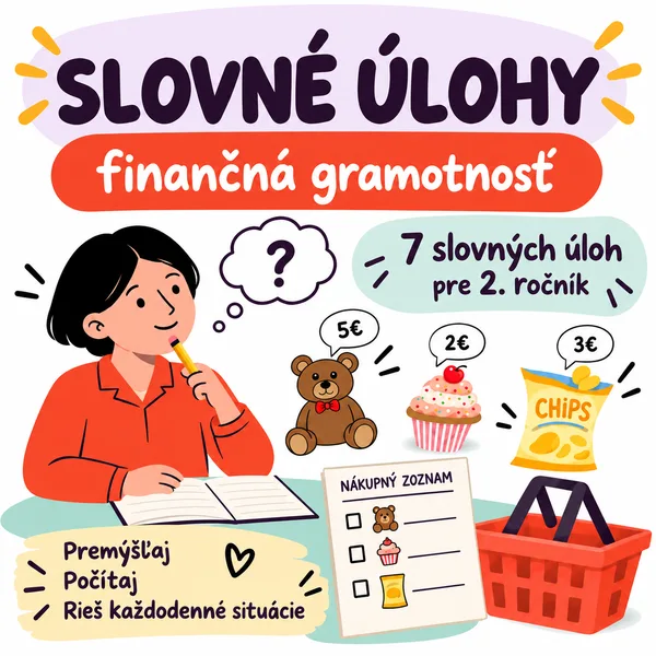 Finančná gramotnosť - slovné úlohy  1