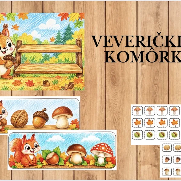 VEVERIČKINA KOMÔRKA – NAPLŇ JU ZÁSOBAMI 1