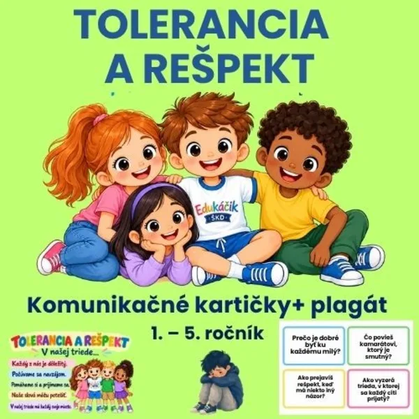 Tolerancia a rešpekt – plagát a komunikačné kartičky 1