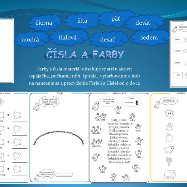 Čísla a Farby 1