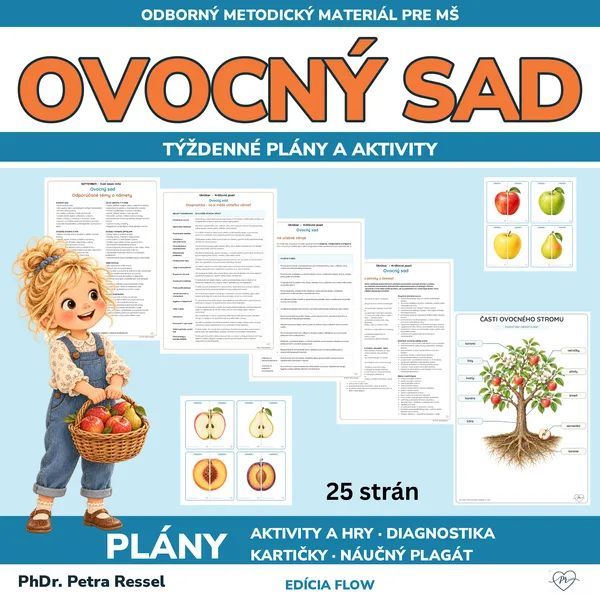 OVOCNÁ SAD / PLÁNY A AKTIVITY  - Komplexne a odborne spracovaná téma 1
