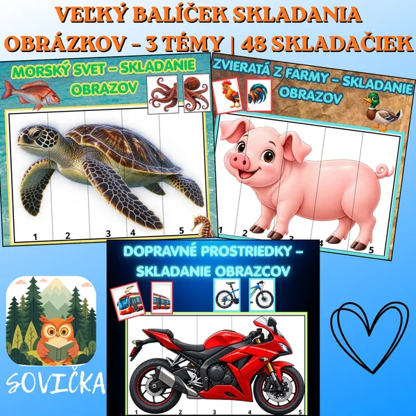 POSKLADAJ OBRÁZOK – MEGABALÍČEK 3 V 1 1