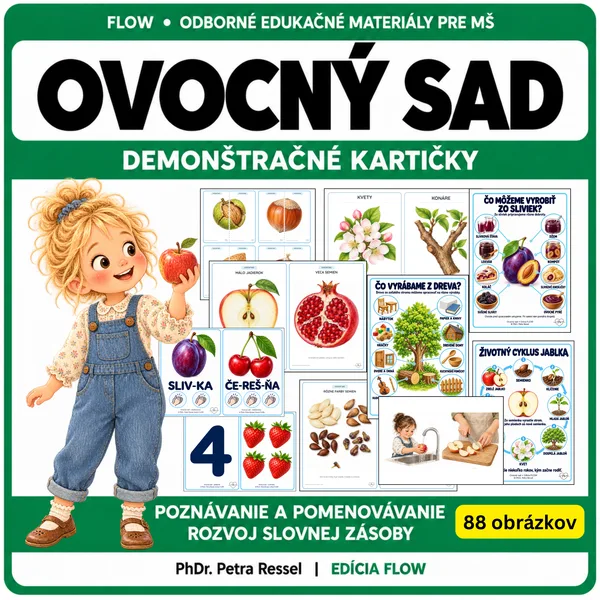 Ovocný sad - demonštračné kartičky 1