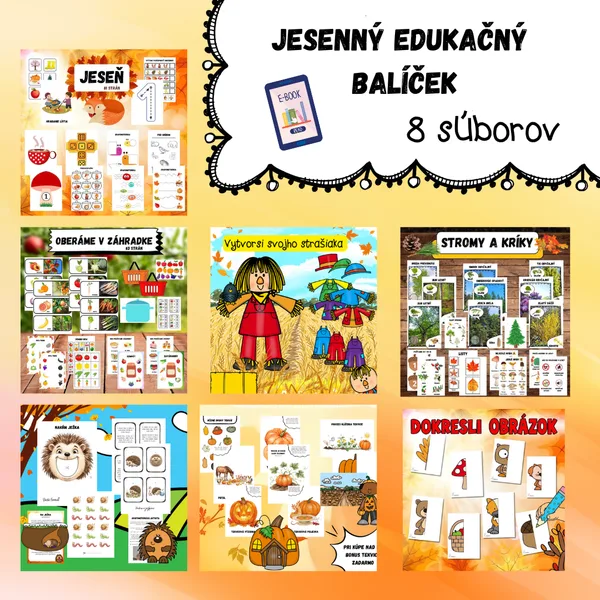 Jesenný balíček edukačných materiálov 1