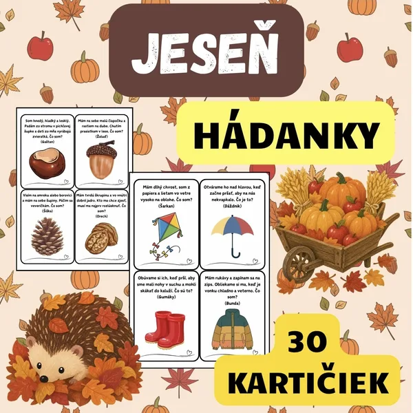 JESEŇ - hádanky 1