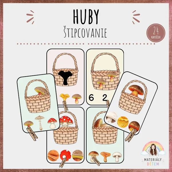 🍄‍🟫Huby, štipcovanie🍄‍🟫 1