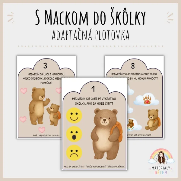 🐻S Mackom do škôlky🐻 1