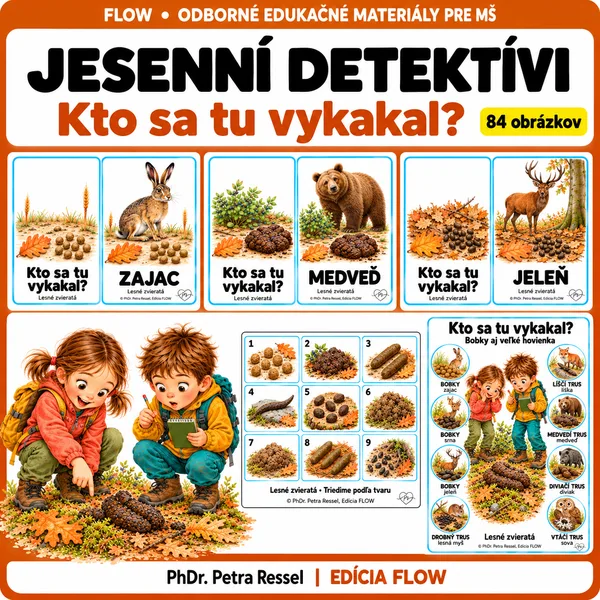 Kto sa to tu vykakal? (Jesenní pátrači - spoznávame les so smiechom) 1