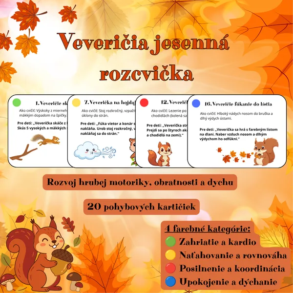 Veveričia jesenná rozcvička 1