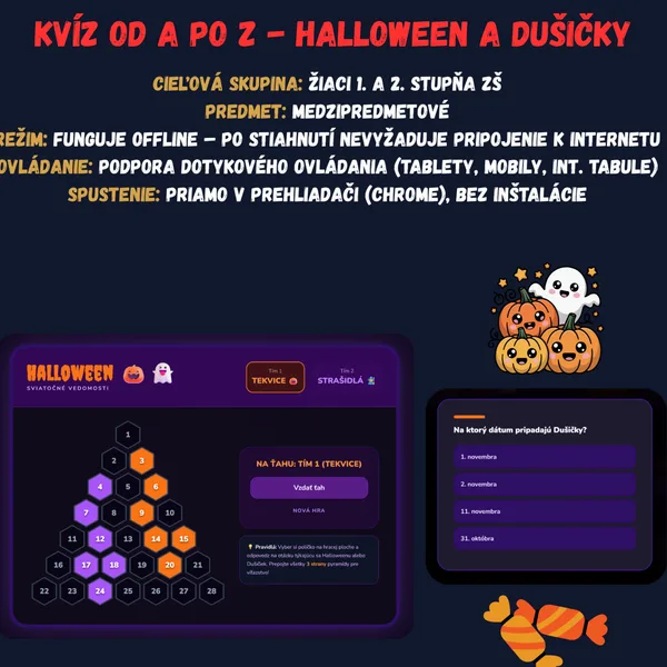 Kvíz od A po Z - Halloween a Dušičky 1