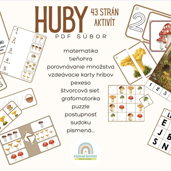 HUBY – 43 STRÁN AKTIVÍT 1