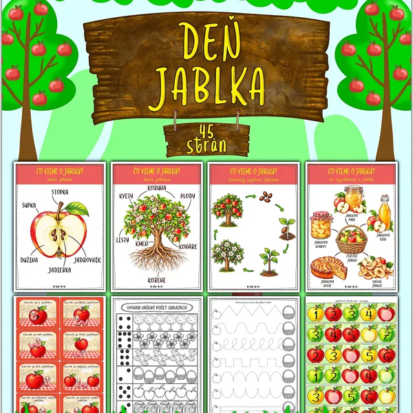 DEŇ JABLKA - jabloň, jablko 1