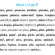 Podrobne spracované vybrané slová 3