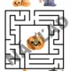 Halloween - omaľovánky a bludisko 3