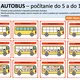 AUTOBUS - počítanie do 5/ do 10 Matematika (vhodný aj na Hejného matematiku) 3