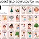 Ľudské telo - Jazyk a komunikácia- obrazové prirovnania -30 kariet 2