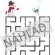 Zimné hlavolamy- bludiská a puzzle  3