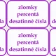 Zlomky, percentá, desatinné čísla - pexetrio s kontrolou 								 								 2