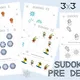 SUDOKU pre deti 3x3 ZIMA 2