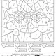 SRDIEČKOVÉ OMAĽOVANKY - ČÍSLICE 1-10, POČET DO 10 2