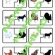 Zvieratá na statku a mláďatá, tienové puzzle 4