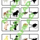 Zvieratá na statku a mláďatá, tienové puzzle 5